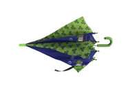 Polyester Pongee Fabric Cute Kids Umbrella , Kids Compact Umbrella Metal Ribs supplier