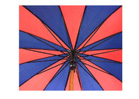 Lightweight  Wooden Stick Umbrella 26 Inches 14mm Wooden Shaft Windproof supplier