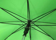 Green J Handle Umbrella , Self Opening Umbrella Aluminum Shaft Auto Open supplier