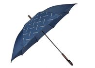 White Durable Wind Resistant Golf Umbrella  High Density Water Repellent Fabric supplier