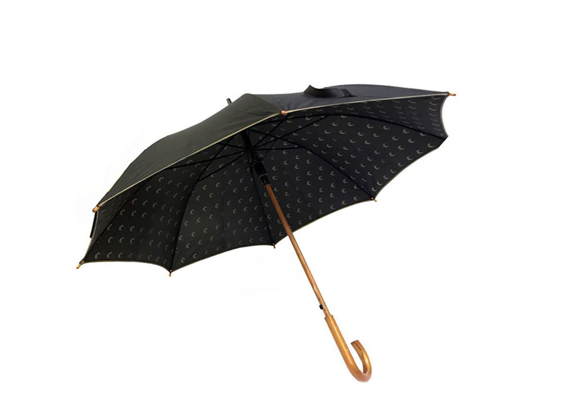 Strong Frame Wooden Handle Umbrella Lightweight Easy To Use Classic Look supplier