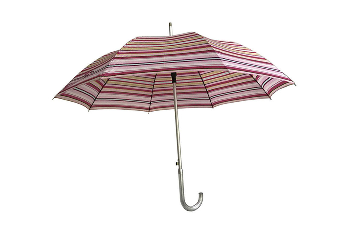 Colorful Striped Kids Rain Umbrella Heavy Duty Single Canopy  Comfortable supplier