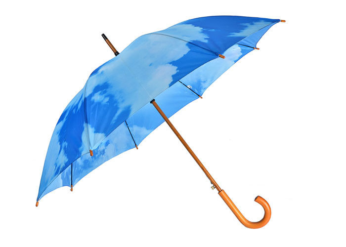 Polyester Pongee Promotional Gifts Umbrellas , Golf Umbrellas With Logo supplier
