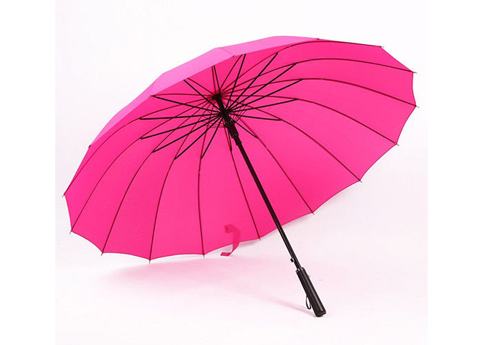 Heavy Duty Automatic Golf Umbrella Non Slip Eva Handle Rustproof Ribs supplier
