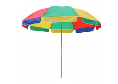 Windproof  Sturdy Portable Beach Umbrella , Uv Beach Umbrella  Operate Smoothly Easily supplier