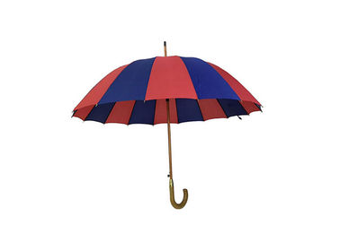 Lightweight  Wooden Stick Umbrella 26 Inches 14mm Wooden Shaft Windproof supplier