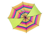 Colorful  Flexible J Handle Umbrella , Straight Handle Umbrella  Anti Uv supplier